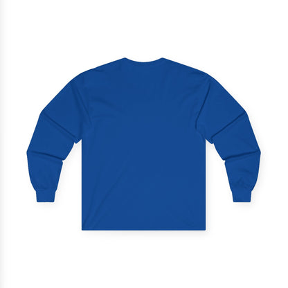 Unisex Ultra Cotton Long Sleeve Tee | Y2K Abstract Robot T-Shirt Design