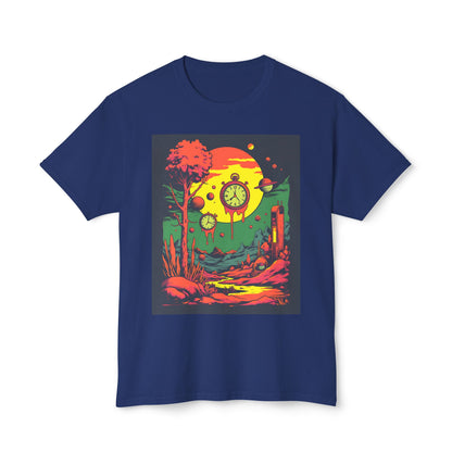 Unisex HD Cotton™ T-shirt | Surreal Dripping Geometry