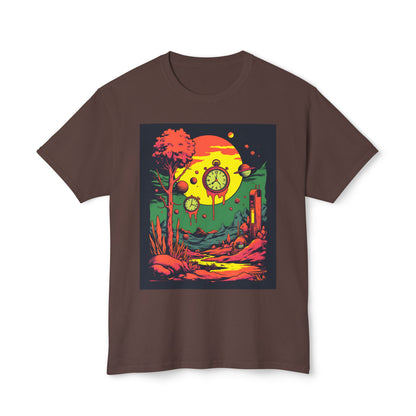 Unisex HD Cotton™ T-shirt | Surreal Dripping Geometry