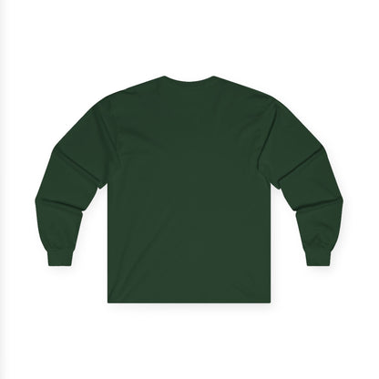 Unisex Ultra Cotton Long Sleeve Tee | Surreal Dripping Geometry