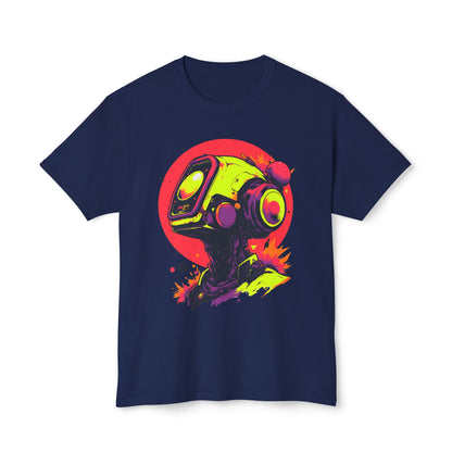 Unisex HD Cotton™ T-shirt | Y2K Abstract Robot T-Shirt Design