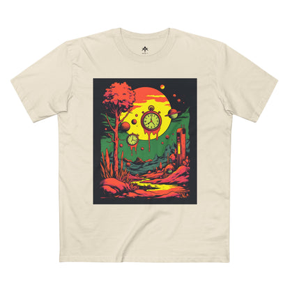 Adult Staple Tee | Surreal Dripping Geometry