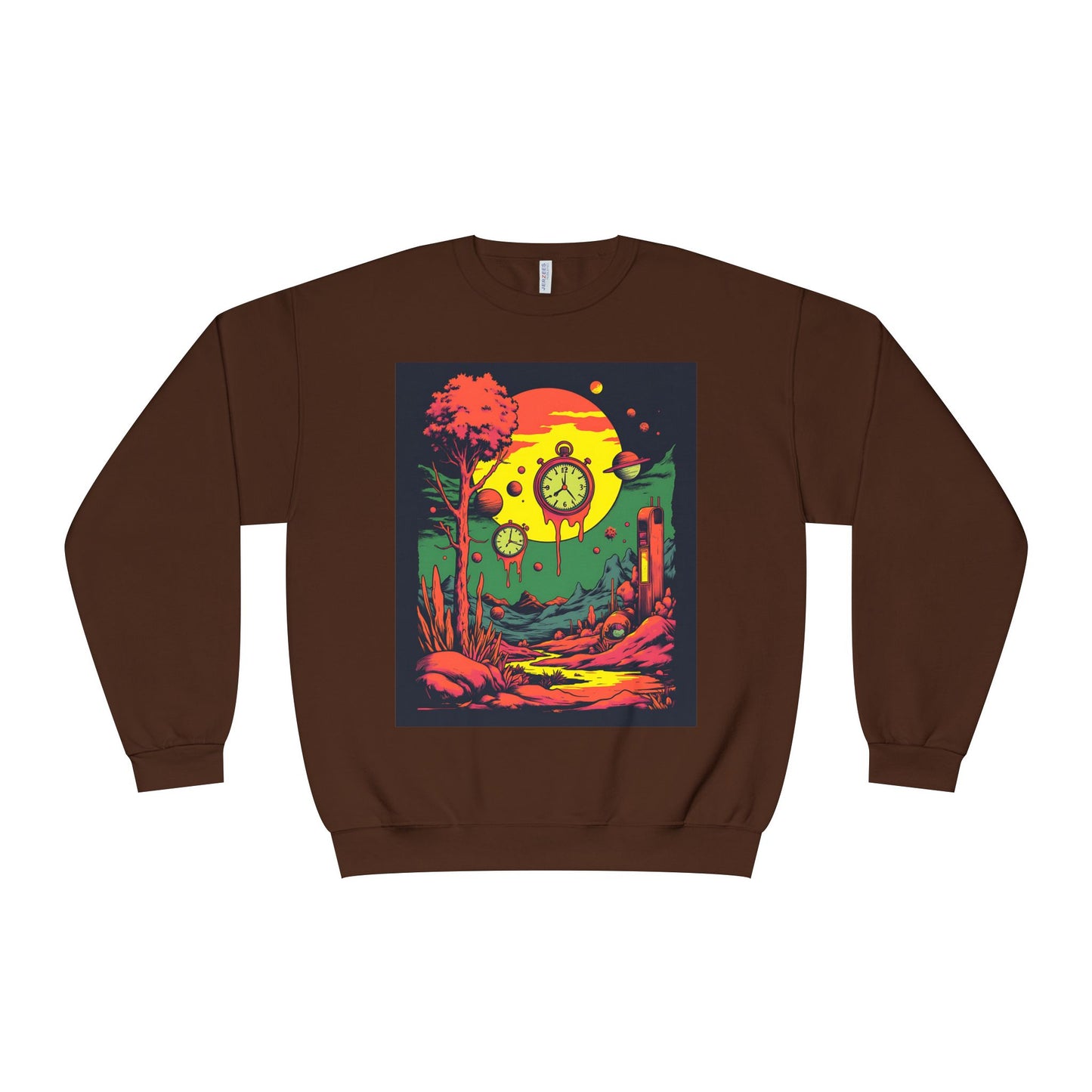Unisex NuBlend® Crewneck Sweatshirt | Surreal Dripping Geometry