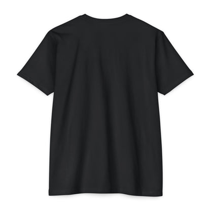 Unisex CVC Jersey T-shirt | Surreal Dripping Geometry