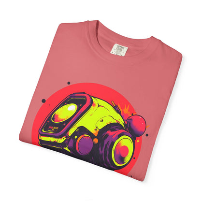 Unisex Garment-Dyed T-shirt | Y2K Abstract Robot T-Shirt Design