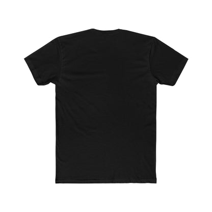 Unisex Cotton Crew Tee | Surreal Dripping Geometry