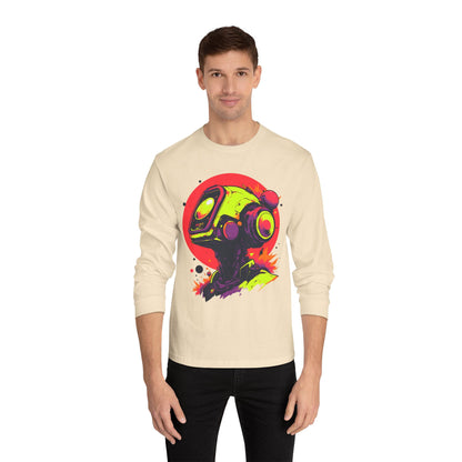 Unisex Classic Long Sleeve T-Shirt | Y2K Abstract Robot T-Shirt Design