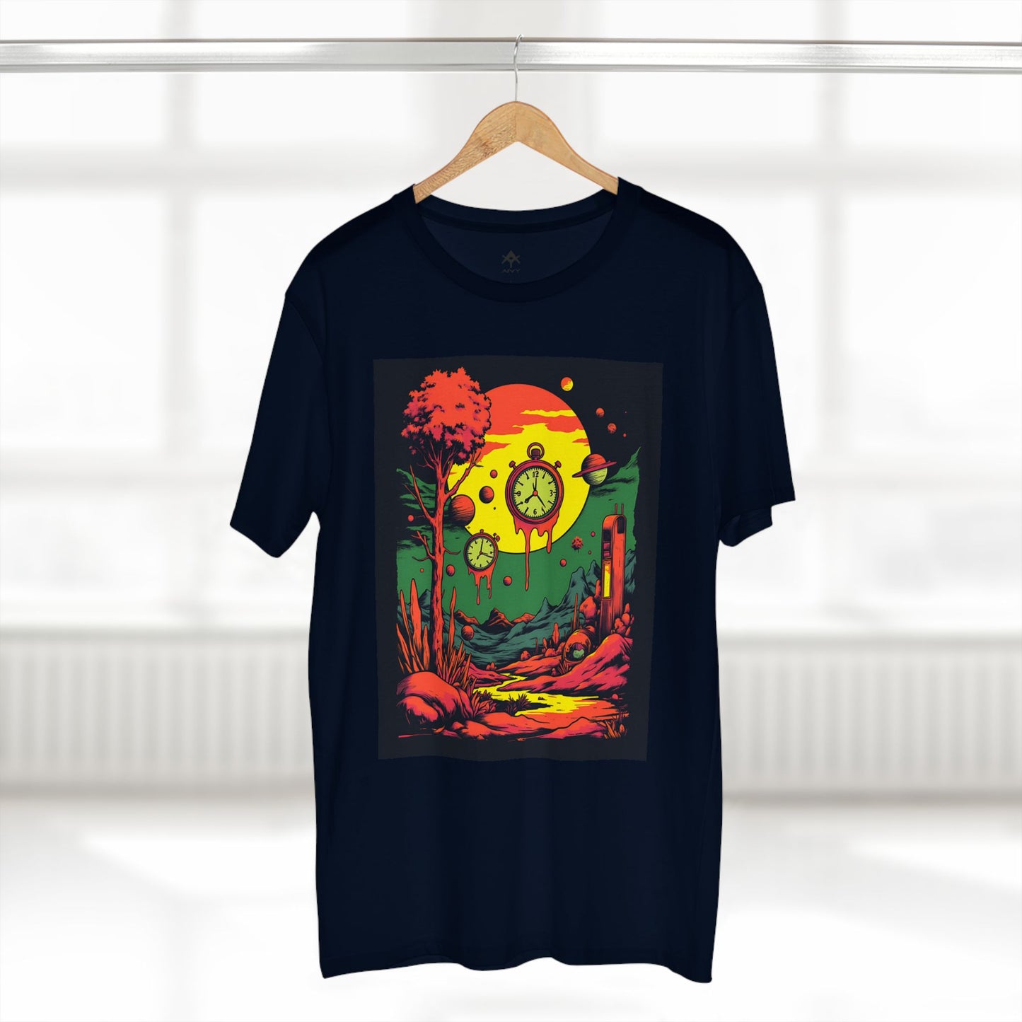 Adult Staple Tee | Surreal Dripping Geometry