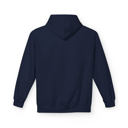 Unisex Midweight Softstyle Fleece Hoodie | Surreal Dripping Geometry