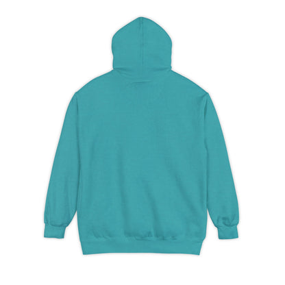 Unisex Garment-Dyed Hoodie | Surreal Dripping Geometry