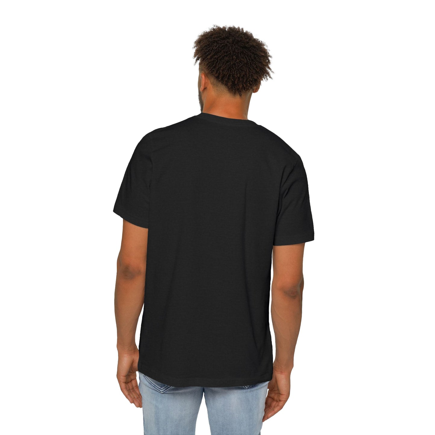 USA-Made Unisex Short-Sleeve Jersey T-Shirt | Y2K Abstract Robot T-Shirt Design