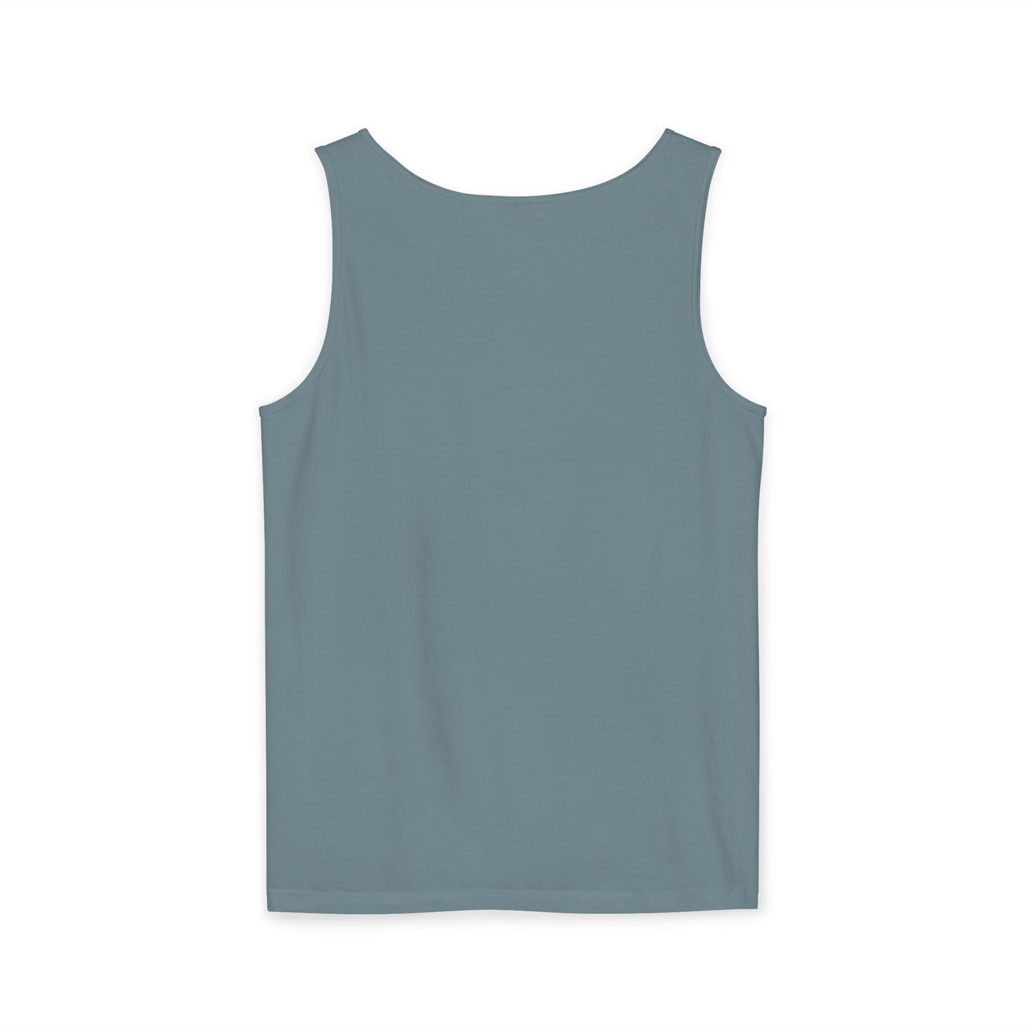 Unisex Garment-Dyed Tank Top | Surreal Dripping Geometry