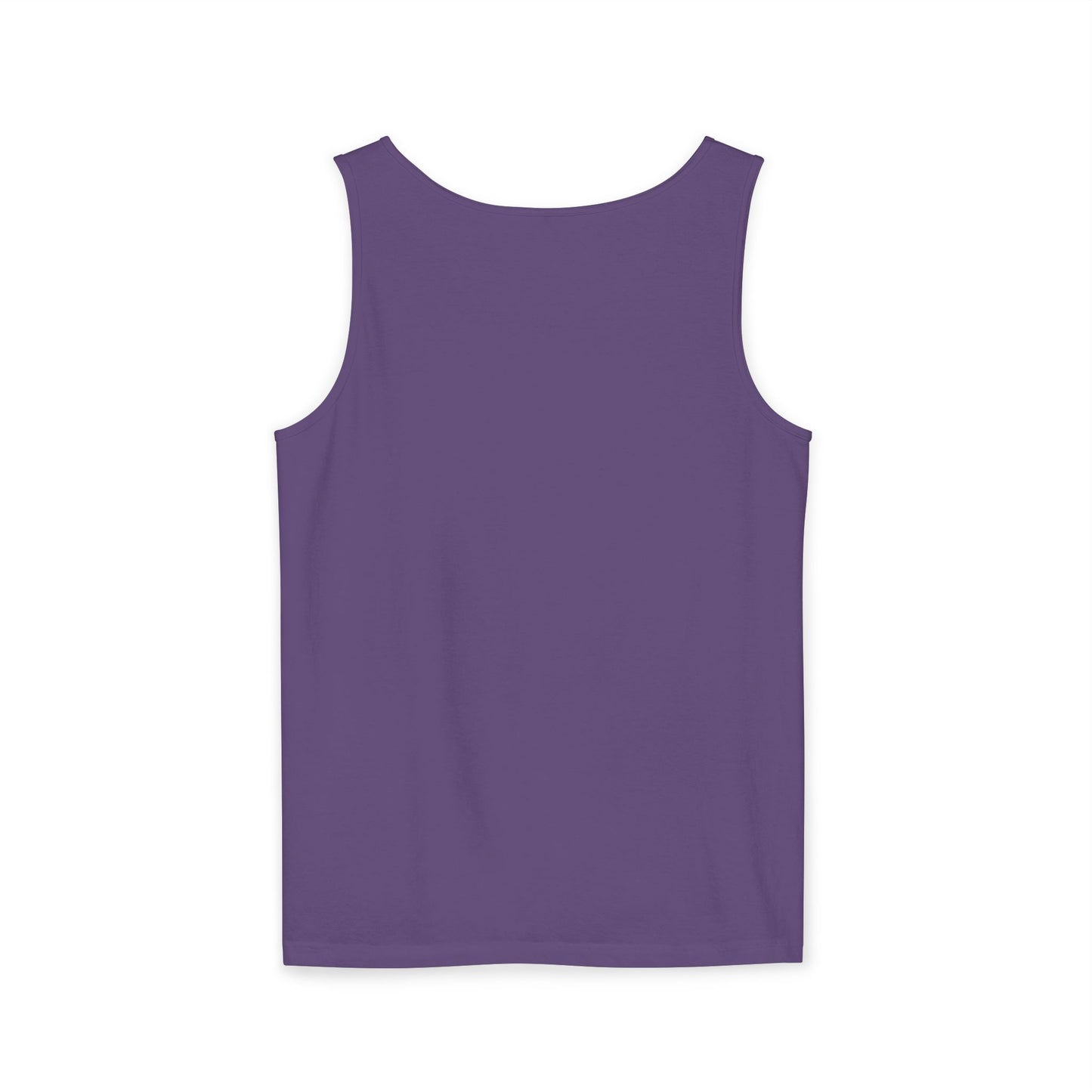 Unisex Garment-Dyed Tank Top | Surreal Dripping Geometry