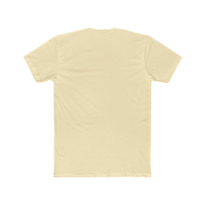 Unisex Cotton Crew Tee | Surreal Dripping Geometry