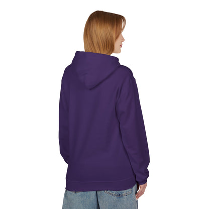 Unisex Midweight Softstyle Fleece Hoodie | Surreal Dripping Geometry