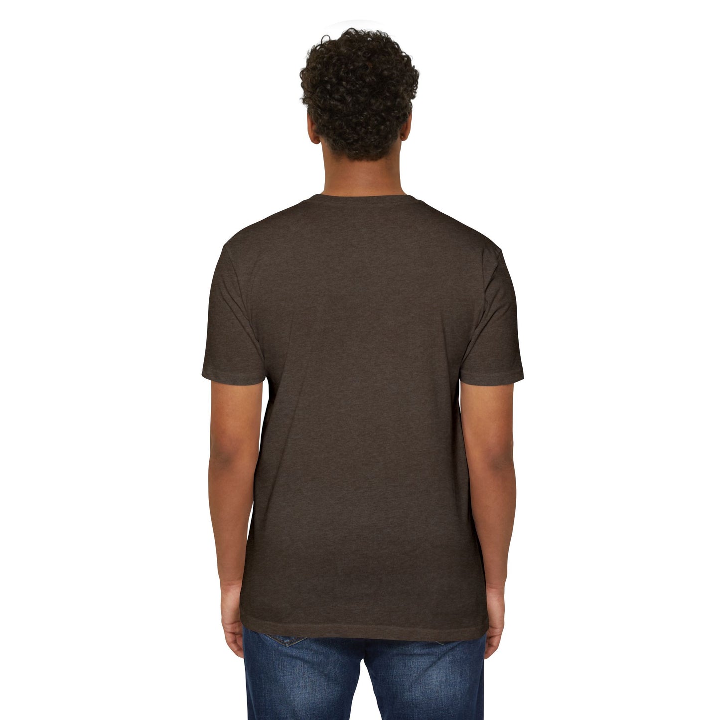 Unisex CVC Jersey T-shirt | Surreal Dripping Geometry