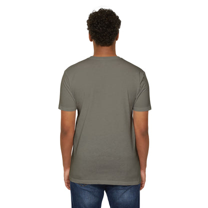 Unisex CVC Jersey T-shirt | Surreal Dripping Geometry