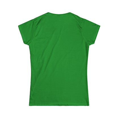Women's Softstyle Tee | Surreal Dripping Geometry