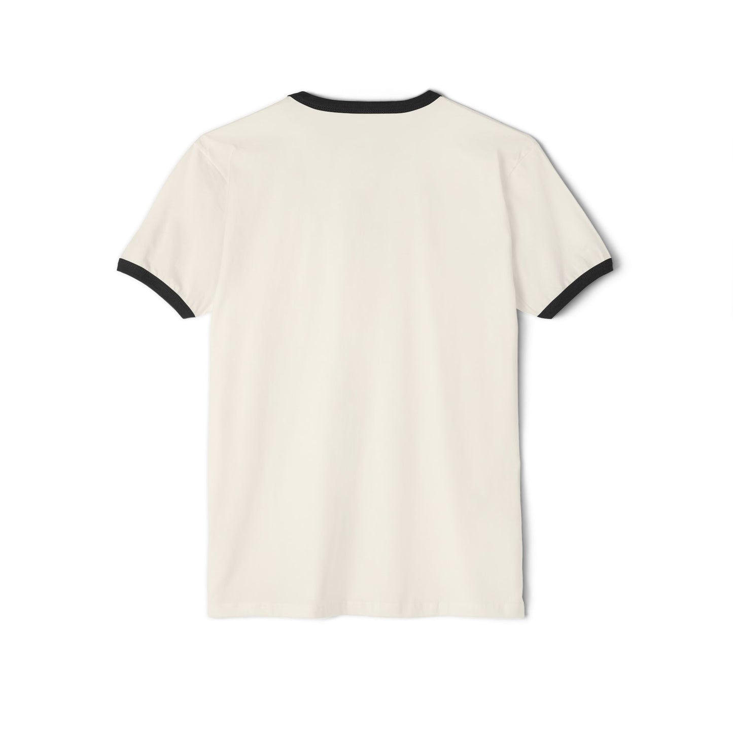 Unisex Cotton Ringer T-Shirt | Surreal Dripping Geometry