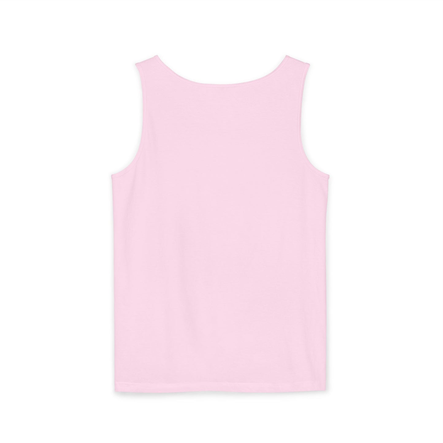 Unisex Garment-Dyed Tank Top | Surreal Dripping Geometry