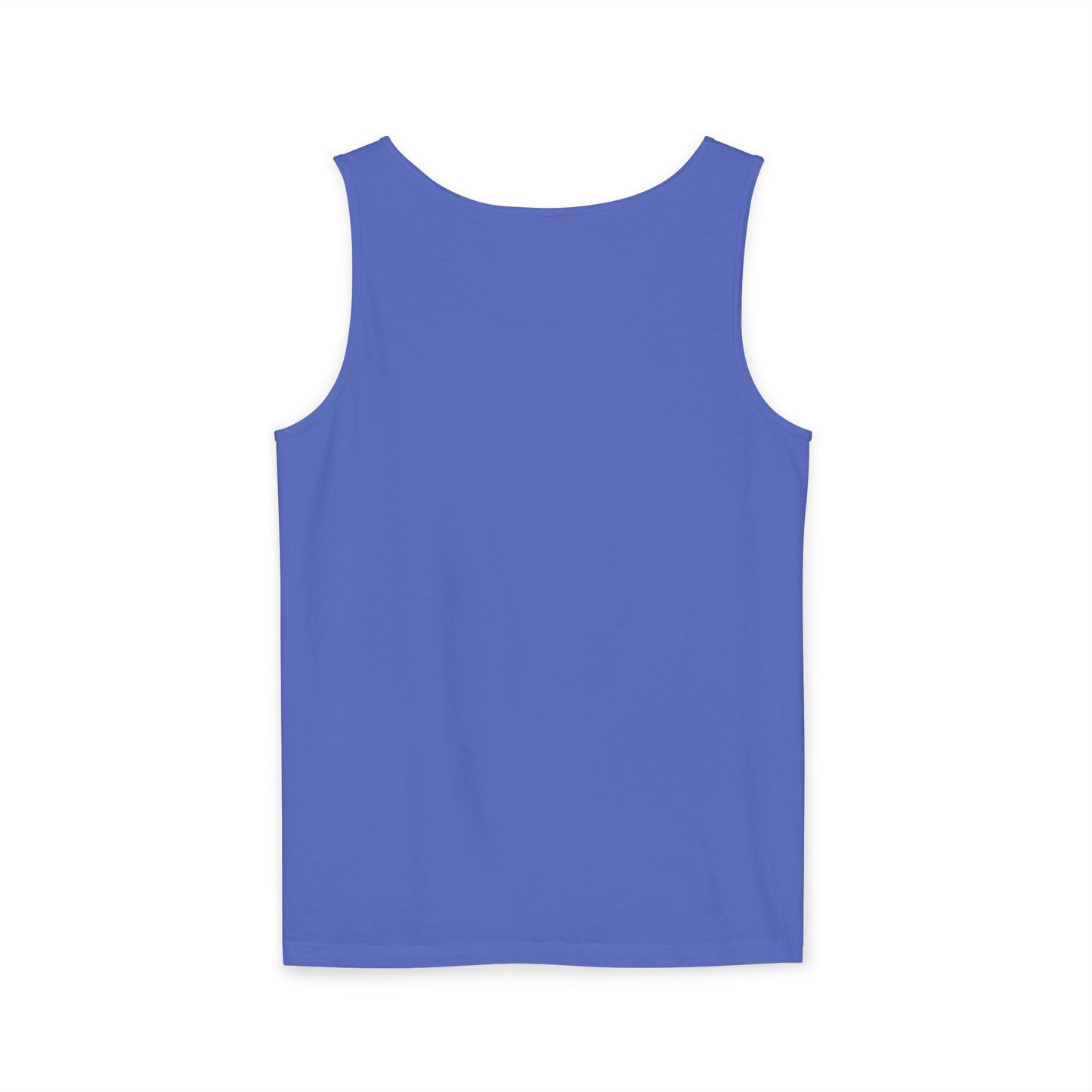 Unisex Garment-Dyed Tank Top | Surreal Dripping Geometry