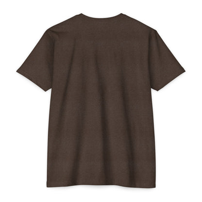 Unisex CVC Jersey T-shirt | Surreal Dripping Geometry