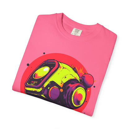 Unisex Garment-Dyed T-shirt | Y2K Abstract Robot T-Shirt Design