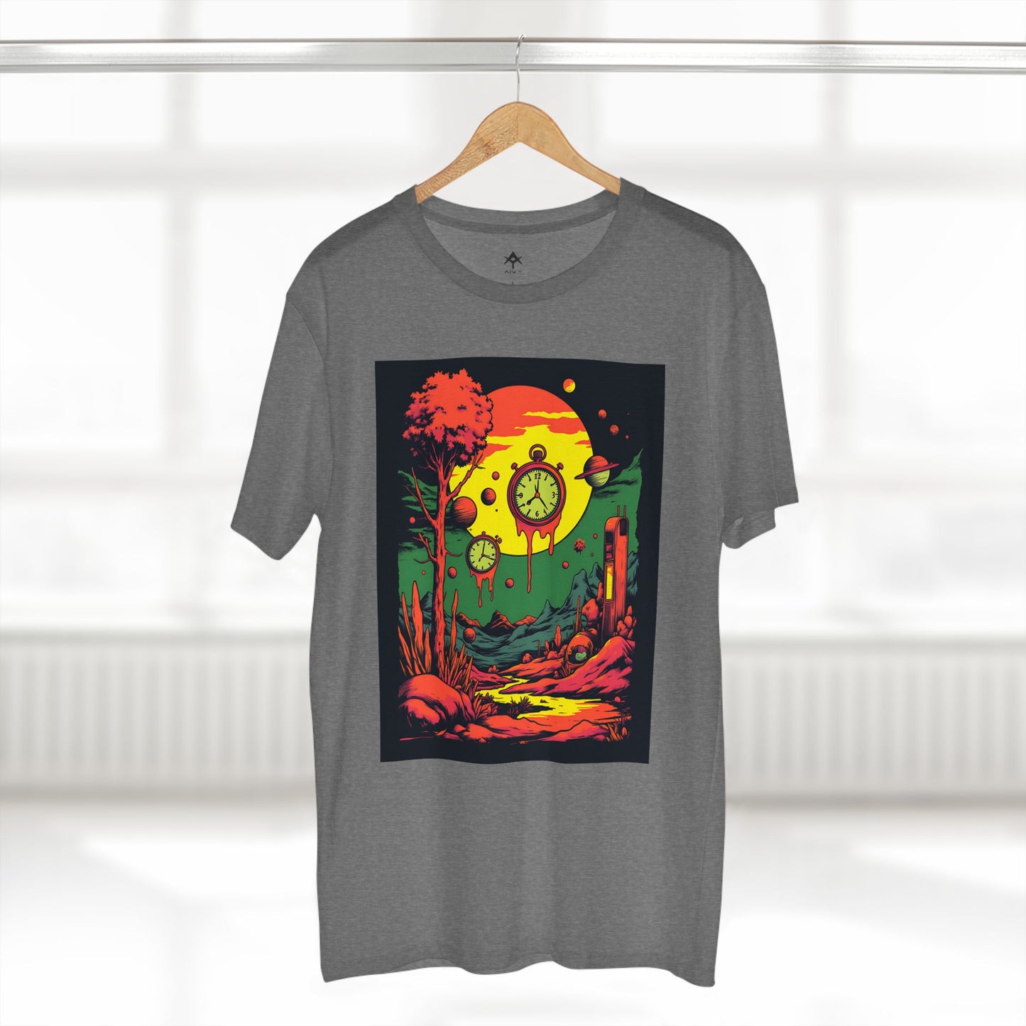 Adult Staple Tee | Surreal Dripping Geometry