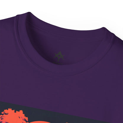 Unisex Ultra Cotton Tee | Surreal Dripping Geometry