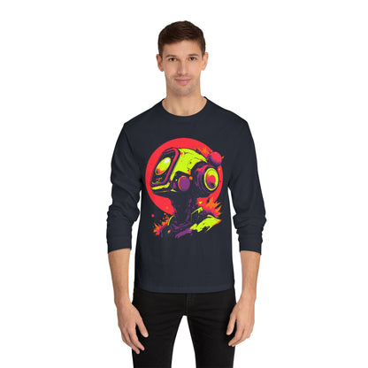 Unisex Classic Long Sleeve T-Shirt | Y2K Abstract Robot T-Shirt Design